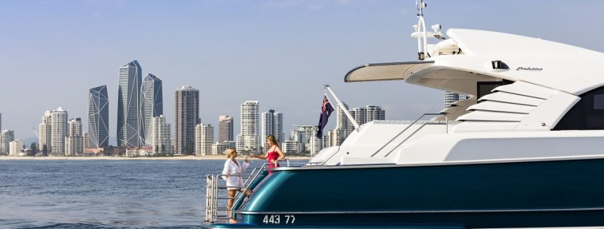 Yot Blue 80 Ft Charter Gold Coast Luxury Boat Hire Gold Coast